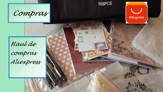 Papeles de scrap y otras compras de Aliexpress.