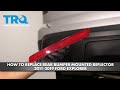 How to Replace Rear Bumper Mounted Reflector 2011-2019 Ford Explorer