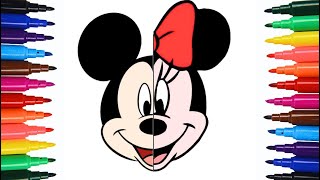 How to Draw Mickey & Minnie Mouse | Easy Drawing | #art #mickeymouse #disney #cartoon