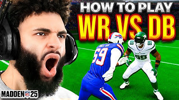 HOW TO PLAY WR VS DB  IN MADDEN 25!! THE BEST GAMEMODE TO PLAY IN MADDEN!