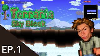 Terraria SkyBlock EP1  - เริ่มต้นจากเกาะเล็ก ๆ และเอาชีวิตรอดวันแรก screenshot 5