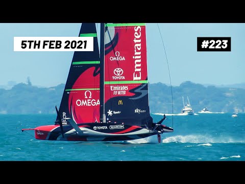 #223 Emirates Team NZ | 5th Feb 2021 | Heading Out To Course E