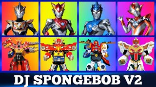 DJ SPONGEBOB V2 - LAGU KEREN ULTRAMAN \u0026 MEGAZORD!!!