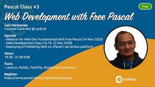 PascalClass #3 : Web Development with Free Pascal - Hari 3 (3/4) screenshot 1