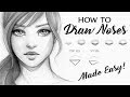 How to Draw a Nose - Step by Step Tutorial!