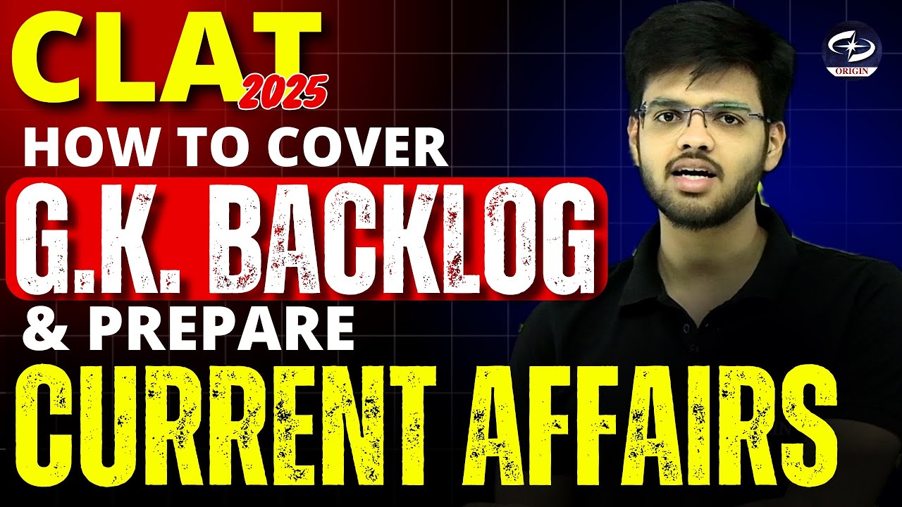 CLAT Current Affairs Preparation | How to cover Backlog ? Abhyuday ...