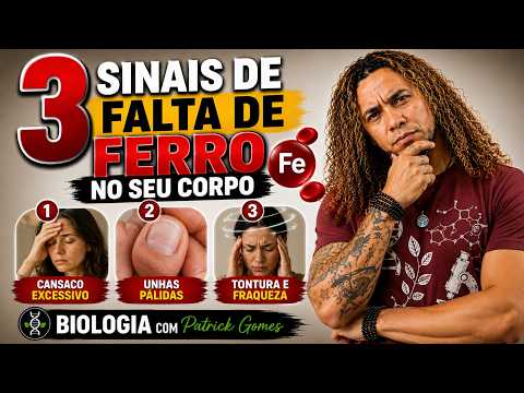 3 Sinais de Falta de Ferro no Seu Corpo