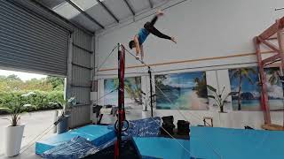 John First Basic Gymnastics High Bar routine