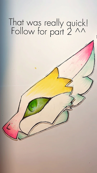 Making a dragon puppet #dragonpuppets #paperdragon #dragon #puppet #art #progress #pastel #artist