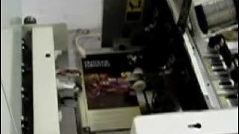 Bourg BSt Collator System Demo Test Run Prior to Shipping