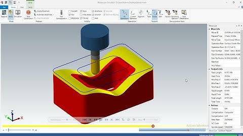 Blend finishing_Toolpath 3d_Mastercam
