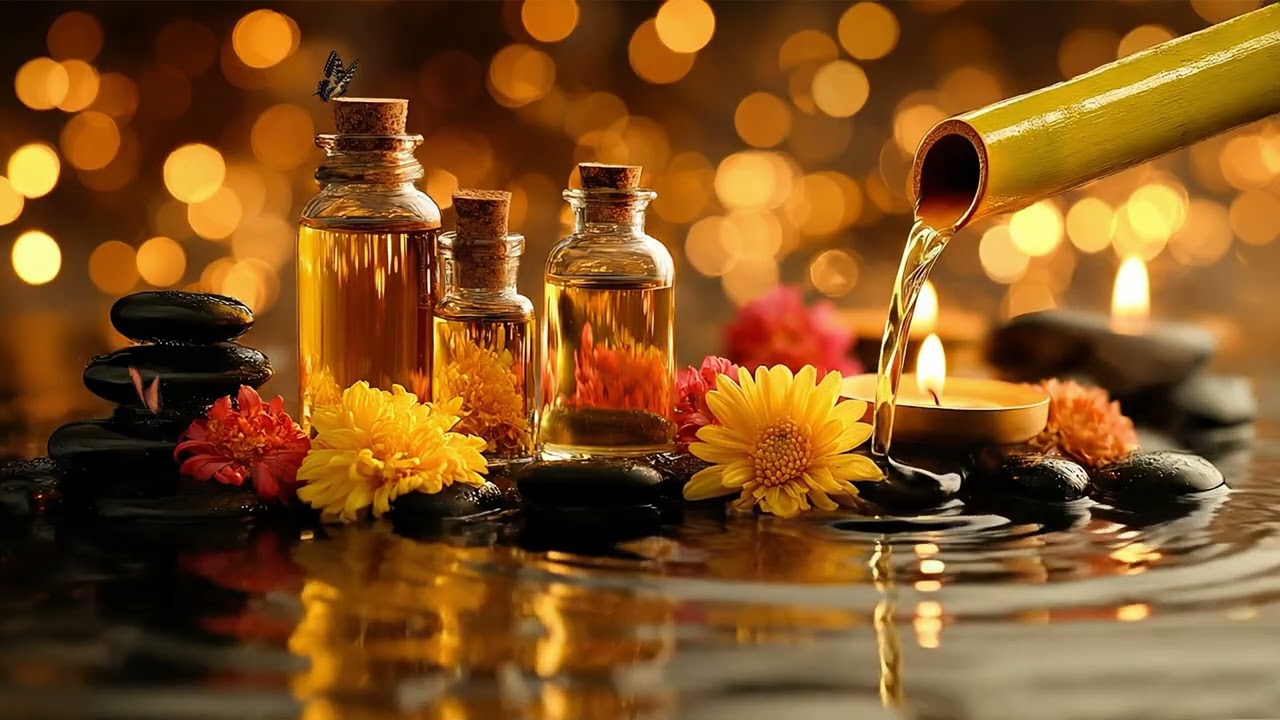 Deep Sleep Spa Music 🌿 Soft Piano with Gentle Nature Water Sounds