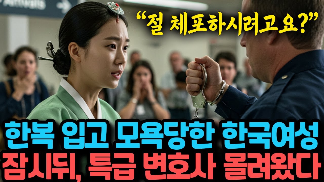 Outline Video "절 체포하시려고요?" 한복 입고 모욕당한 한국여성, 잠시뒤 특급 변호사 몰려온 이유