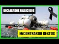 Actualización del submarino Titán: Hallazgo de partes y declaración de fallecimiento 💥