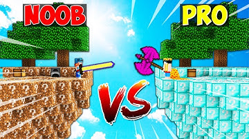 ISLA de LUCKY BLOCKS NOOB vs ISLA de LUCKY BLOCKS PRO 😱 MINECRAFT MODS