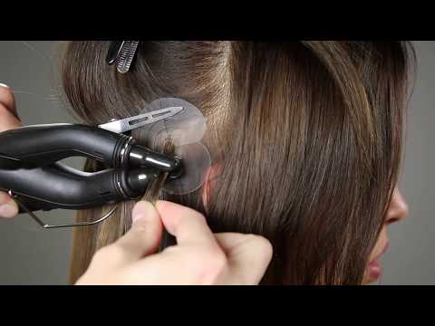 How to attach Keratin Extensions/Nail Hair Extensions