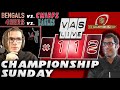 VAS Live #112 - NFL Championship Preview - Chiefs vs Bengals Eagles vs 49ers!