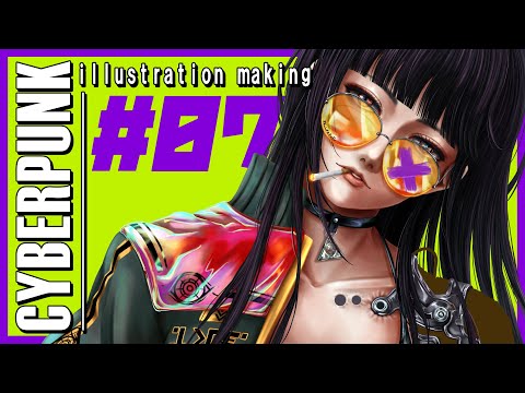 【お絵描き配信】サイバーパンクメカ女子キャラデザ＃07【drawing】