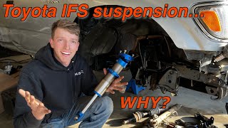 And THIS is why I hate IFS suspension. (Tacoma Rebuild Part 3) by Mikes4x4Garage 32,526 views 1 year ago 18 minutes