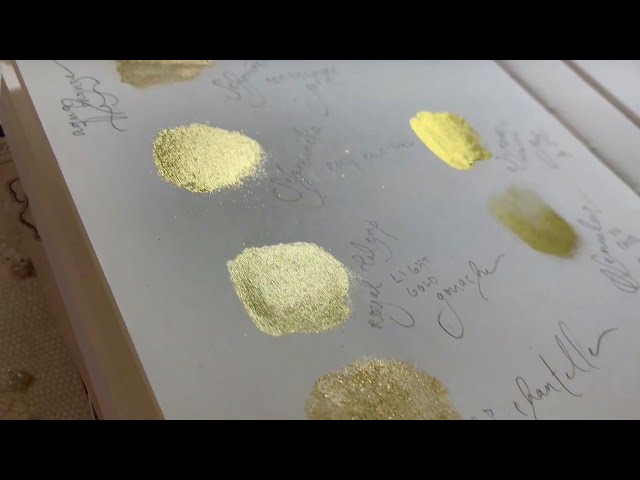 Let's Test Gold Paint! 