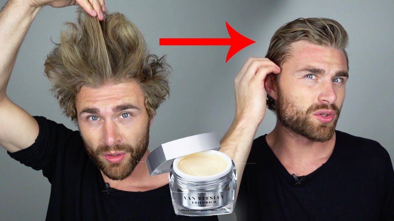 Haarstyling Tutorial Fur Manner Mit Luxushaarwachs Friedrich Youtube