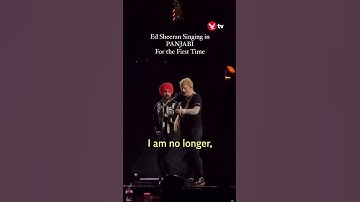 Thumbnail of Ed Sheeran sings in Punjabi for first time #shorts