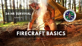 Critical Emergency Fire Making Skills (24 Hour Survival Ch. 8) | Gray Bearded Green Beret