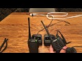 Baofeng talkieswalkies radios paire x2 reviewdemo avec chargeurs et micros dpaule