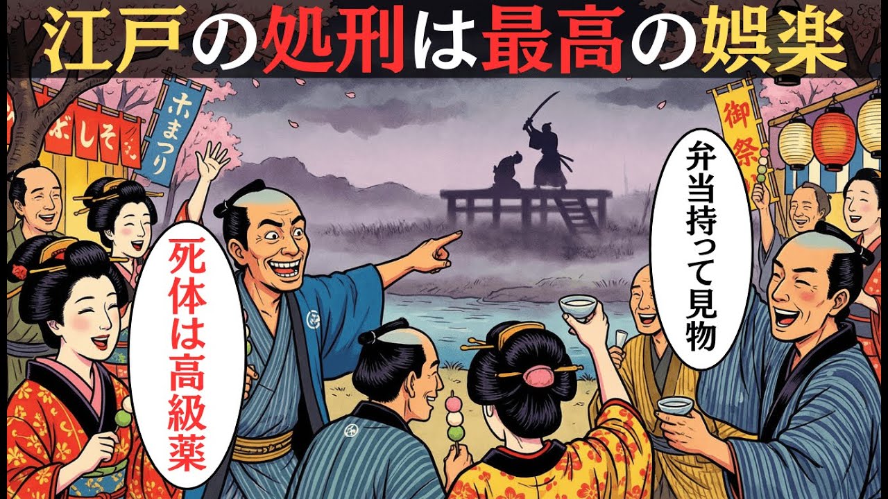 二万人が集まった“死の娯楽”｜江戸最大のエンタメ「公開処刑」の闇