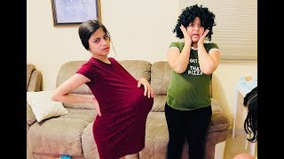 المدام حامل في توأم  !!