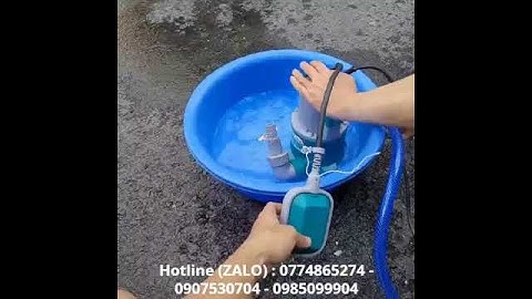 Test  Máy bơm chìm nước sạch dùng điện 220V công suất 400W total TWP64001 - Công Tắc Phao Tự Đông