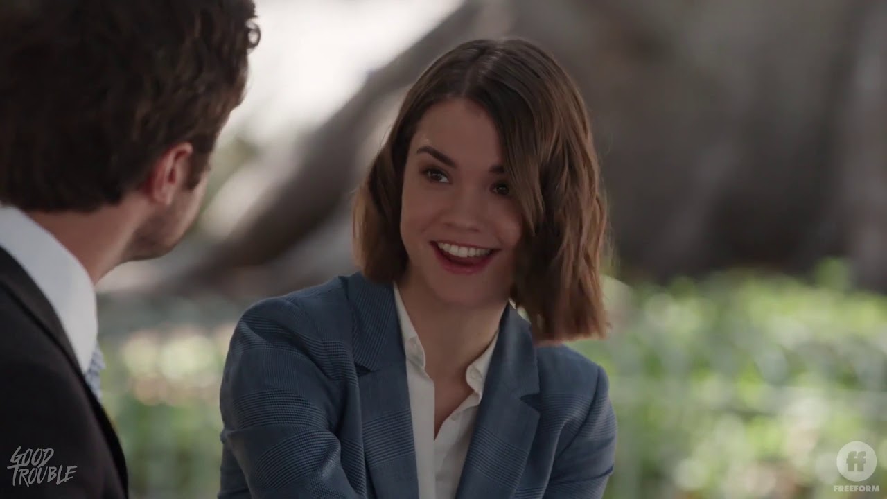 Good Trouble Season 1, Episode 6 Callie and Jamie Flirt Freeform YouTube