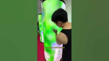 Flexible LED display #leddisplay #ledsigndesign #ledwall