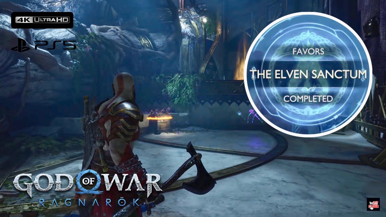 God of War Ragnarok - The Elven Sanctum: Explore The Elven Sanctum