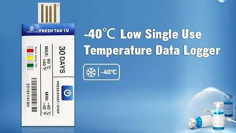 Fresh Tag 1U Single Use Temperature Data Logger for Vaccine