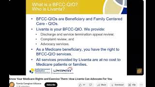 Livanta QIO and Rights to Appeal Ingrained by Law