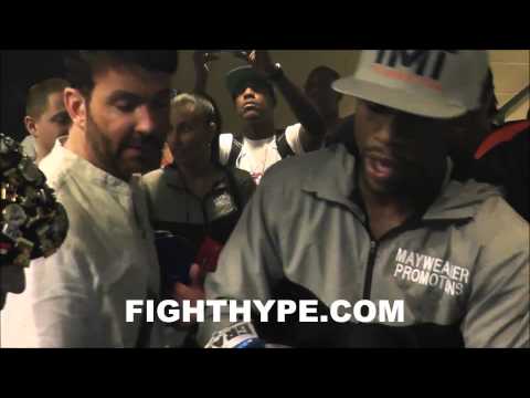 FLOYD MAYWEATHER SELECTS HIS GLOVES FOR CANELO ALVAREZ CLASH