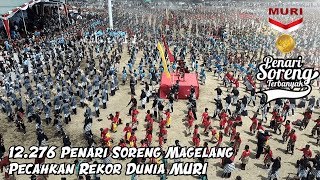 FULL VIDEO 12.276 Penari Soreng Magelang Pecahkan Rekor Muri