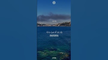 سورة الحجر الآية {97-98} من القرآن الكريم ❤️ #القرآن_الكريم #القرآن #راحة_نفسية #الصلاة_على_النبي