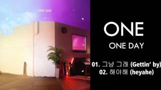 ONE – ONE DAY (MP3 DOWNLOAD)