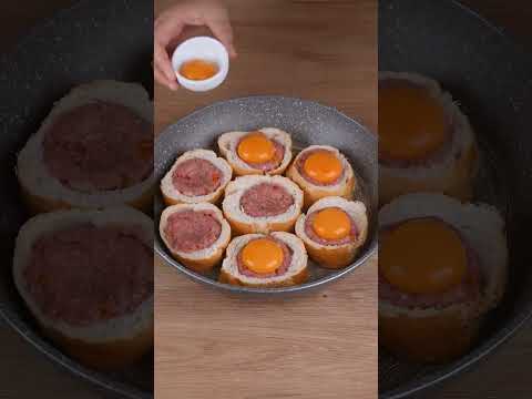 0:00 Whenever I make bread like this everyone ask me for the recipe start by cutting eight slices of bread cut a circle out of each slice ...