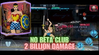 Classic Wonder woman Does 2 Billion Damage | The Last Contract | Injustice 2 Mobile