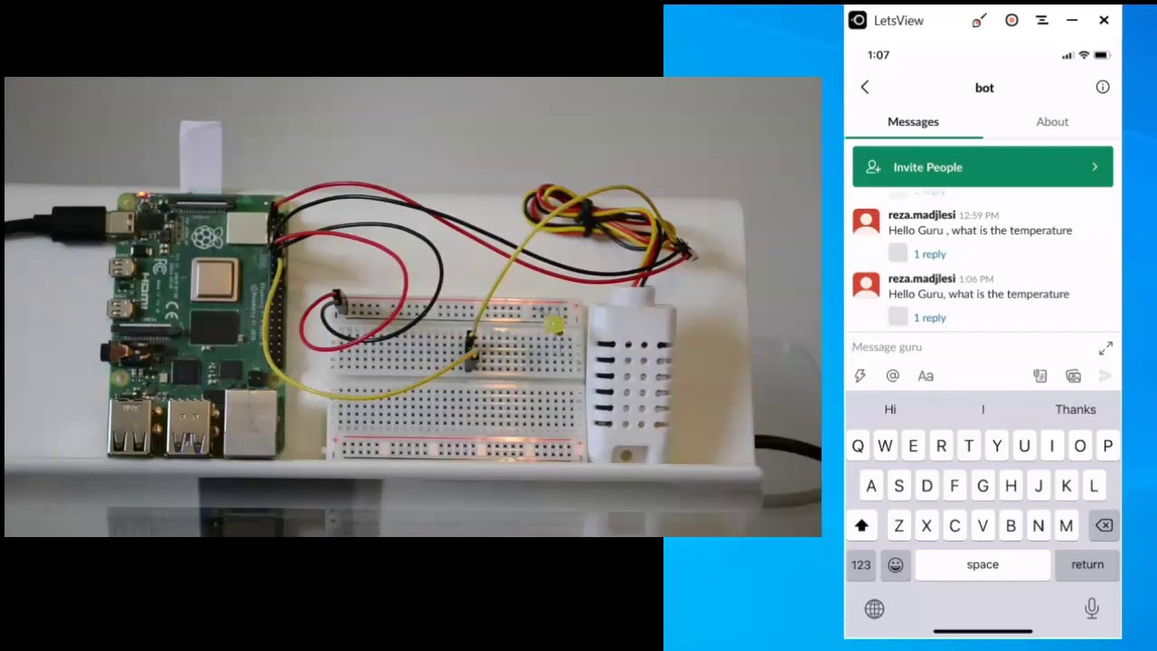 IoT with Raspberry Pi and Slack YouTube