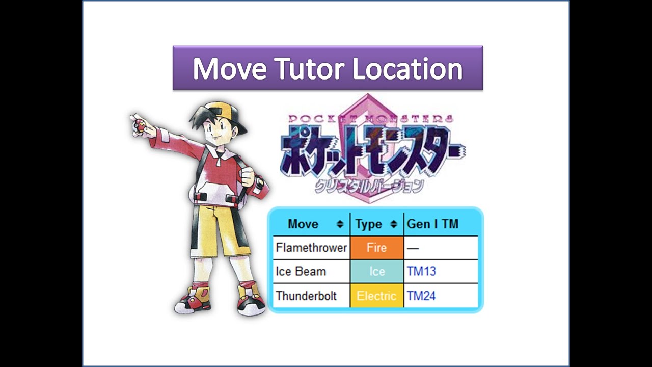 pokemon crystal clear event move tutor pokemon crystal clear event move tutor