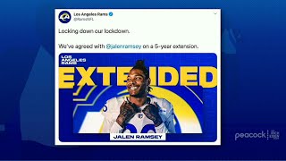 Rams GM Les Snead on Jalen Ramsey’s Record Contract Salary Cap Impact | The Rich Eisen Show