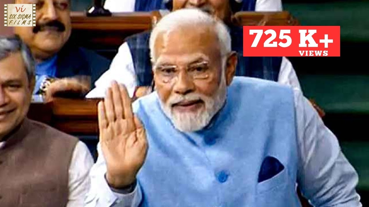 PM Narendra Modi Funny Moments During His Speech in Parliament ...