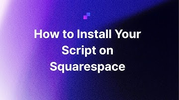 How to install the PixelFlow Script on Squarespace