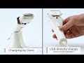 Model No.LD-8001 Rechargeable lady shaver With charging base