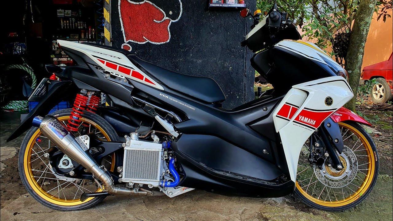 how to install rear shock aerox v1/v2 270mm YouTube