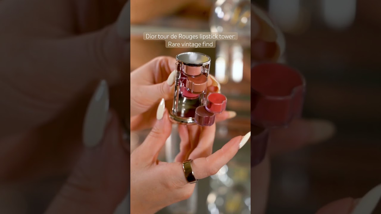 Rare Dior early 2000s vintage lipstick tower 